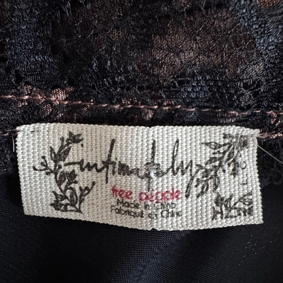 ✨ Free People Intimately Sunset Shimmer Midi Slip Dress | Size L - Picture 7 of 9